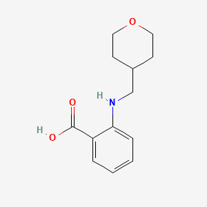 2-(Tetrahydropyran-4-yl)methylaminobenzoic acid
