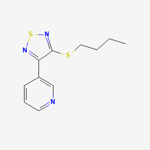 3-(3-Butylthio-1,2,5-thiadiazol-4-yl)pyridine