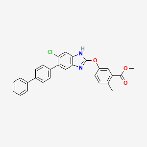 molecular formula C28H21ClN2O3 B8293967 MK-3903 