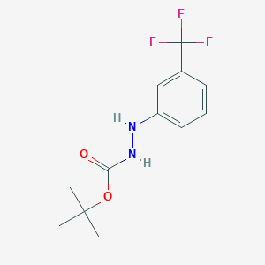 Tert-butyl 2-[3-(trifluoromethyl)phenyl]hydrazinecarboxylate
