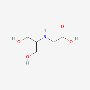 molecular formula C5H11NO4 B8294028 N-[bis(hydroxymethyl)methyl]glycine 