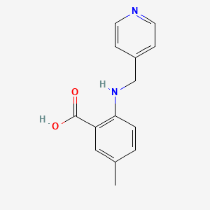 5-Methyl-2-[(pyridin-4-ylmethyl)-amino]-benzoic acid