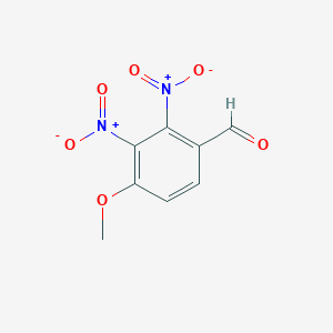 molecular formula C8H6N2O6 B8294118 4-Methoxy-2,3-dinitrobenzaldehyde 