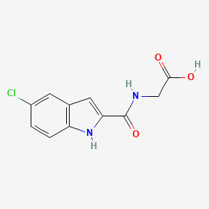 N-[(5-chloro-1H-indol-2-yl)carbonyl]glycine