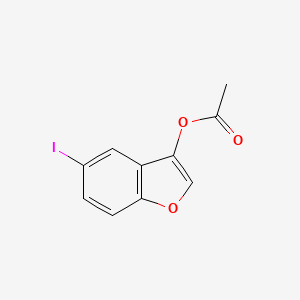 Acetic acid 5-Iodobenzofuran-3-yl ester