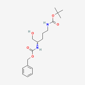 benzyl [(1S)-4-[(tert-butoxycarbonyl)amino]-1-(hydroxymethyl)butyl]carbamate
