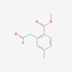 4-Methyl-2-(2-oxo-ethyl)-benzoic acid methyl ester