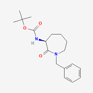 (S)-tert-butyl 1-benzyl-2-oxoazepan-3-ylcarbamate