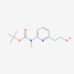 [6-(2-Hydroxy-ethyl)-pyridin-2-yl]-methyl-carbamic acid tert-butyl ester