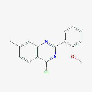 4-Chloro-2-(2-methoxy-phenyl)-7-methyl-quinazoline