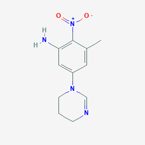 5-(1,4,5,6-Tetrahydropyrimidin-1-yl)-3-methyl-2-nitro aniline
