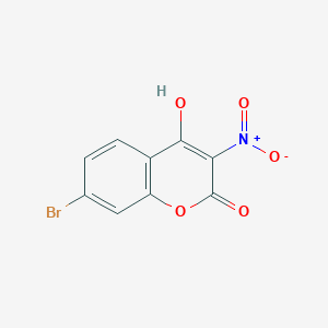 7-Bromo-4-hydroxy-3-nitrocoumarin