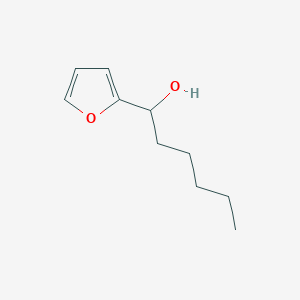 molecular formula C10H16O2 B082945 alpha-Pentylfuran-2-methanol CAS No. 14294-62-3