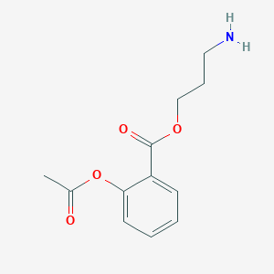 3-Aminopropyl 2-acetoxybenzoate