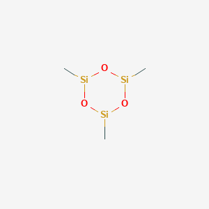 molecular formula C3H9O3Si3 B082950 methylhydrocyclosiloxanes CAS No. 13269-39-1