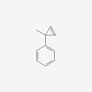 molecular formula C10H10 B8295009 3-Methyl-3-phenylcyclopropene 