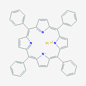molecular formula C44H28N4Pt B082952 Platinum(2+);5,10,15,20-tetraphenylporphyrin-22,23-diide CAS No. 14187-14-5
