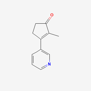 2-Methyl-3-pyridin-3-yl-cyclopent-2-enone