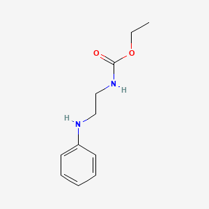 2-Anilinoethylcarbamic acid ethyl ester