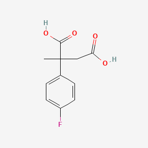 2-(4-Fluorophenyl)-2-methylbutanedioic Acid