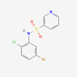 Pyridine-3-sulfonic acid [5-bromo-2-chloro-phenyl]-amide