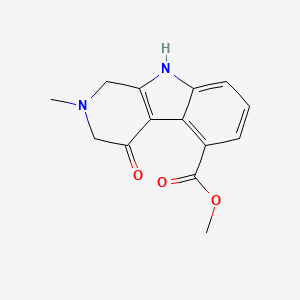 Methyl 2-methyl-4-oxo-2,3,4,9-tetrahydro-1H-pyrido[3,4-b]indole-5-carboxylate
