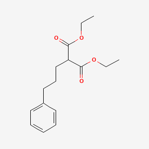 molecular formula C16H22O4 B8295394 Diethyl 3-phenylpropylmalonate CAS No. 26395-09-5