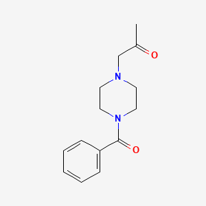 1-(4-Benzoylpiperazine-1-yl)propan-2-one