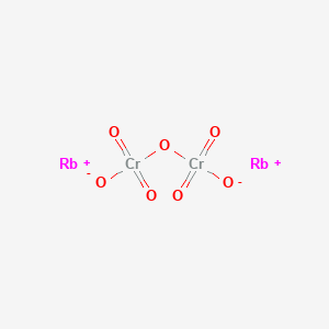 molecular formula Cr2O7Rb2 B082955 Chromic acid (H2Cr2O7),rubidium salt (1:2) CAS No. 13446-73-6