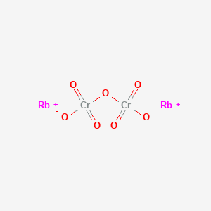molecular formula Cr2O7Rb2 B082955 Dirubidium dichromate CAS No. 13446-73-6