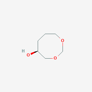 molecular formula C6H12O3 B8295546 (S)-3,5-Dioxacyclooctan-1-ol 