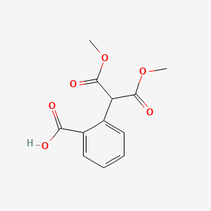 2-[1-(Methoxycarbonyl)-2-oxo-2-methoxyethyl]benzoic acid