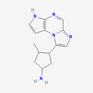 3-(3H-imidazo[1,2-a]pyrrolo[2,3-e]pyrazin-8-yl)-4-methylcyclopentanamine