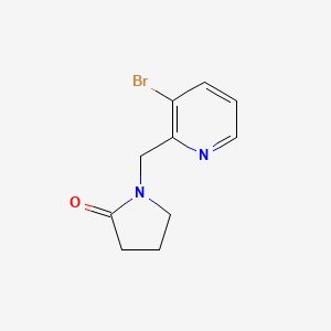 1-[(Bromopyridin-2-yl)methyl]pyrrolidin-2-one