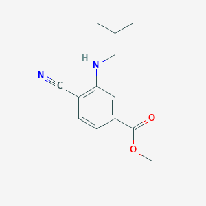 Ethyl 4-cyano-3-[(2-methylpropylamino)]benzoate