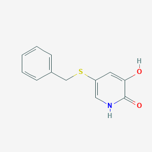 5-(benzylsulfanyl)-3-hydroxypyridin-2(1H)-one
