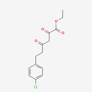 6-(4-chlorophenyl)-2,4-dioxohexanoic Acid Ethyl Ester