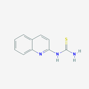 molecular formula C10H9N3S B8295924 Quinolinyl thiourea 