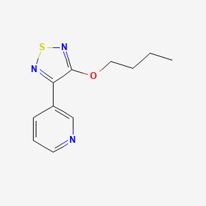 3-(3-Butoxy-1,2,5-thiadiazol-4-yl)pyridine
