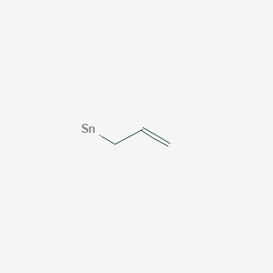 molecular formula C3H5Sn B8295985 (Prop-2-en-1-yl)stannane CAS No. 108769-77-3