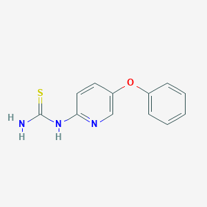 molecular formula C12H11N3OS B8295988 (5-Phenoxy-pyridine-2-yl)-thiourea 