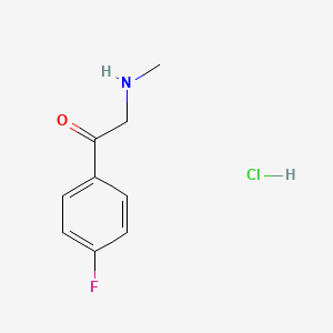 1-(4-Fluorophenyl)-2-methylamino-1-oxo-ethane hydrochloride