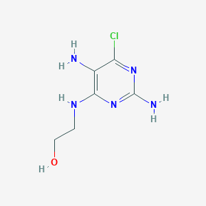 6-Chloro-2,5-diamino-4-[(2-hydroxyethyl)amino]pyrimidine
