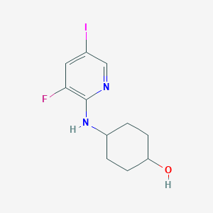trans-4-(3-Fluoro-5-iodopyridin-2-ylamino)cyclohexanol