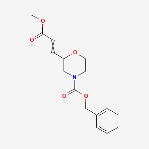 Benzyl 2-(3-methoxy-3-oxoprop-1-en-1-yl)morpholine-4-carboxylate