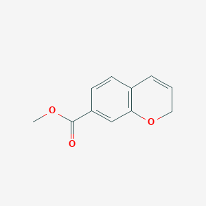 molecular formula C11H10O3 B8296306 methyl 2H-chromene-7-carboxylate 