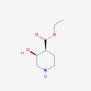 ethyl (3S,4S)-3-hydroxypiperidine-4-carboxylate