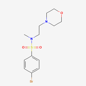 4-bromo-N-methyl-N-(2-morpholin-4-yl-ethyl)-benzenesulfonamide