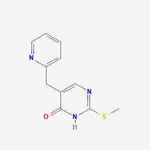 5-(2-Pyridylmethyl)-2-methylthio-4-pyrimidone