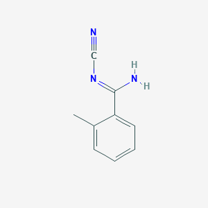 n'-Cyano-2-methylbenzenecarboximidamide
